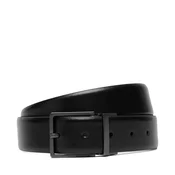 Pas Calvin Klein Square Buckle Smooth Adj LV04D7147G Črna
