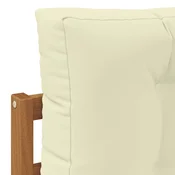 Set vanjskih sofa 8 pcs Prirodna i krem