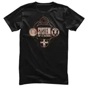 System of a Down Tech Circles Black L Majica