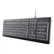 Trust Primo Beleuchtete keyboard Home /Office USB QWERTY US English Black