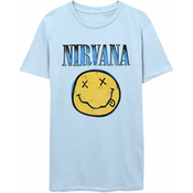 Nirvana Majica Xerox Smiley Blue Unisex Light Blue XL