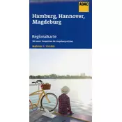 ADAC Regionalkarte Blatt 5 Hamburg, Hannover, Magdeburg 1:150 000