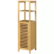 Homestar Kopalniška omarica 33x30x120 cm naravni bambus