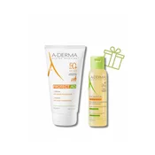 A-Derma Protect AD krema SPF 50+ i A-Derma Exomega Control emolijentno ulje za tuširanje, 100 ml PROMO