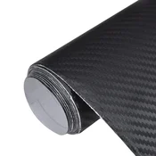 Folija za automobil 3D crna 100 x 150 cm