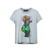 Desigual Majica SINNA, modra