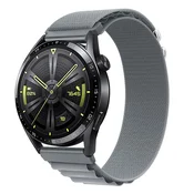 BStrap Nylon Loop pašček za Xiaomi Amazfit GTR 42mm, gray