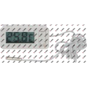 Digitalni termometer -50 do +70 °C, bel EBERHARDT