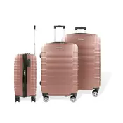 Hoffmanns 3-dijelni ABS set kofera Travelstar Rose