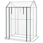 Homestar Zelenjak z dvojnimi vrati 100x80x150 cm, bela