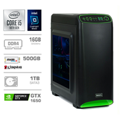 Računalnik MEGA MT 4000S i5-10400F/GTX1650/16GB/500GB-4.0/1TB/350W/Brez OS