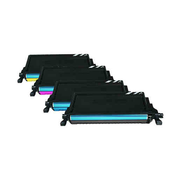 Komplet Samsung CLP-K660B + CLP-C660B + CLP-M660B + CLP-Y660B / CLP-610, CLP-660, CLX-6200, CLX-6210, CLX-6240 kompatibilni tonerji (4) - Ä?rna, cyan, magenta rumena