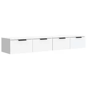 MAISON CHIC Stenska omarica - Zidna omarica 2 kosa bela 68x30x20 cm konstruiran les iu1093, (22063104)
