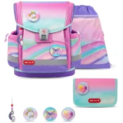 Školski set Belmil - Dreamland, ruksak, pernica, torba i 3 znacke
