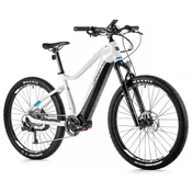 Leader Fox E-kolo Leader Fox AWALON 27,5 MTB - Bela, LG Baterija, Hidravlične Zavore
