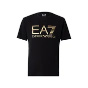 EA7 Emporio Armani Majica zlata / črna
