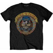 Guns N Roses Majica Skull Circle Unisex Black 2XL