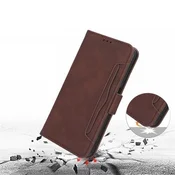 GS Ovitek za Samsung Galaxy Z Fold 5 5G, reža za kartico, rjava