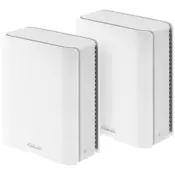 ASUS ZenWiFi BT10 (2-paket) BE18000 Tri-band WiFi 7 (802.11be) Mesh sistem, pametni AiMesh, 6 GHz WiFI, dvojna 10G porta, napredna omrežna varnost, starševski nadzor - 90IG08Y0-MO3C40