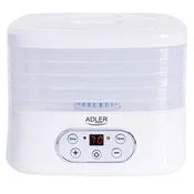 Adler 230W električni sušilnik za gobe, sadje in zelenjavo do 70°C LCD