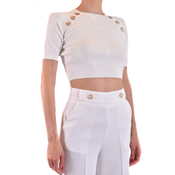 Bel crop top z okrasnimi gumbi