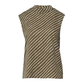 COMMA Bluza oliva/bela
