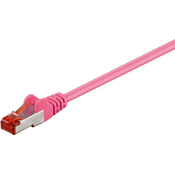 F/UTP CAT6 2m roza PVC