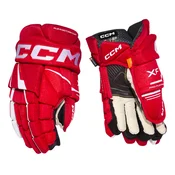 Hokejske rokavice CCM Tacks XF Red/White Junior 11 palcev
