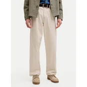 Jack & Jones Jeans hlače Alex 12295747 Svetlo bež Baggy Fit