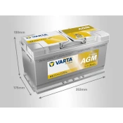Akumulator 12V 95Ah 850A VARTA DYNAMIC AGM A5