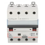 LEGRAND Diferencialno stikalo 4P 32A C 0,03A tip AC P314 DX3 411189