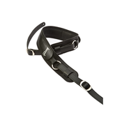 pas ZA KITARO GIBSON Slingshot - Black Top Grain Leather with elastic pull