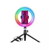 CELLY CLICKRINGRGBBK Tripod sa RGB prstenom za osvetljenje