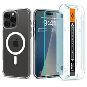 Spigen CAPA SPIGEN ULTRA HYBRID DE VIDRO TR EZ FIT PARA MAGSAFE IPHONE 16 PRO MAX