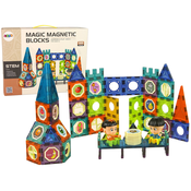 Lean Toys Magnetne kocke 3D - Zgrade