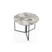 Hanah Home Yaprak 1203 Trpezarijski sto, Sivo-Crni