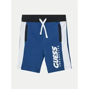 Guess Športne kratke hlače L5RD01 KA6R4 Modra Regular Fit