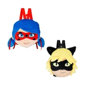 Plišasti nahrbtnik P.M.I. Miraculous - naključni Ladybug ali Cat Noir, 30 cm (MLB7008)