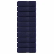 Vidaxl Pralne brisače FROGN 10 kosov temno modre 30x30 cm 360 g/m2