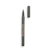 Makeup Revolution DC CollectionxCatwoman™ tekoče črtalo v peresu odtenek Cat Eye (Black) 1 ml