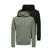 Only & Sons Majica ONSCERES temno siva/črna