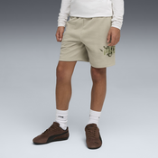 PUMA Essentials Camo Shorts Youth, Kids, Pebble Gray, 15-16Y