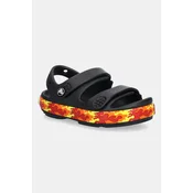 Crocs Odprti čevlji Crocband Cruiser Flames črna