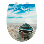 WC deska s počasnim zapiranjem 36,5 x 45 cm Boat – Wenko
