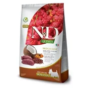 Farmina N&D dog QUINOA (GF) adult mini, skin & coat, divljac & kokos 2,5 kg