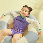 Adoreswim Dvodelni kupaci kostim za devojcice, Ljubicasti