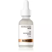 Makeup Revolution Skincare 10% Niacinamide + 1% Zinc serum za proširene pore 30 ml