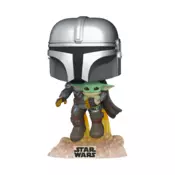 Bobble Figure Star Wars Mandalorian POP! - The Mandalorian with the Child