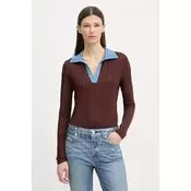 Rag & Bone majica z dolgimi rokavi ženska viskozna Luca