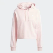 Adidas Ženski duks sa kapuljačom Essentials 3s, Svetloroze